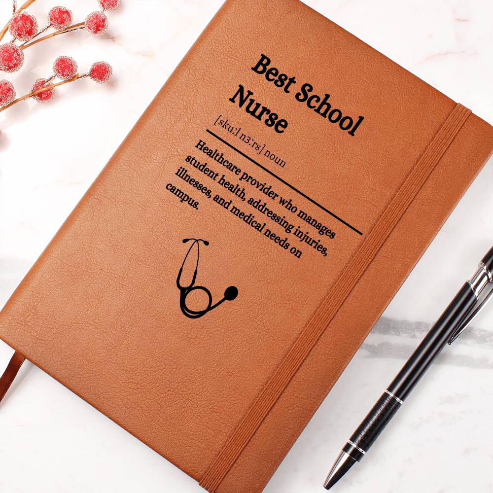 Best School Nurse Journal - A Heartfelt Gift for Our Everyday Hero, Gift for Nurse, Friend Gift, Personalized Journal