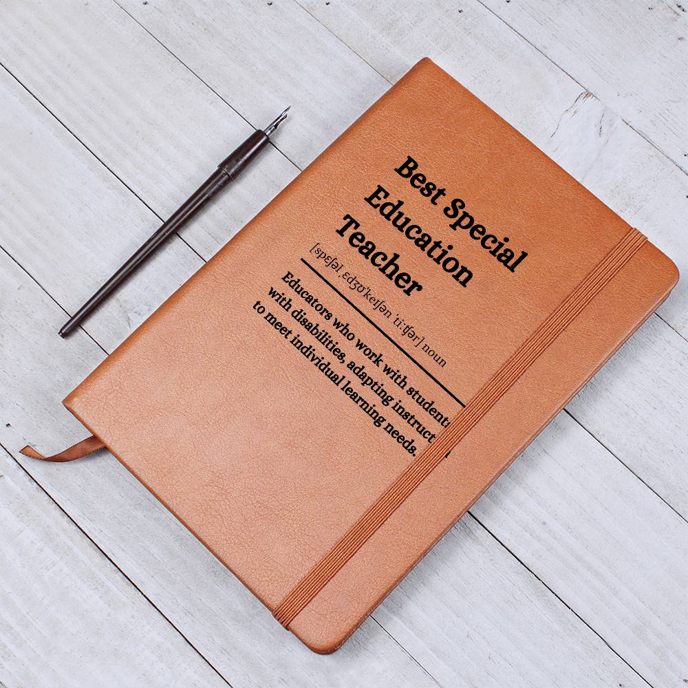 Personalized Leather Journal for the Best Special Education Teacher – A Heartfelt Gift for Exceptional Educators