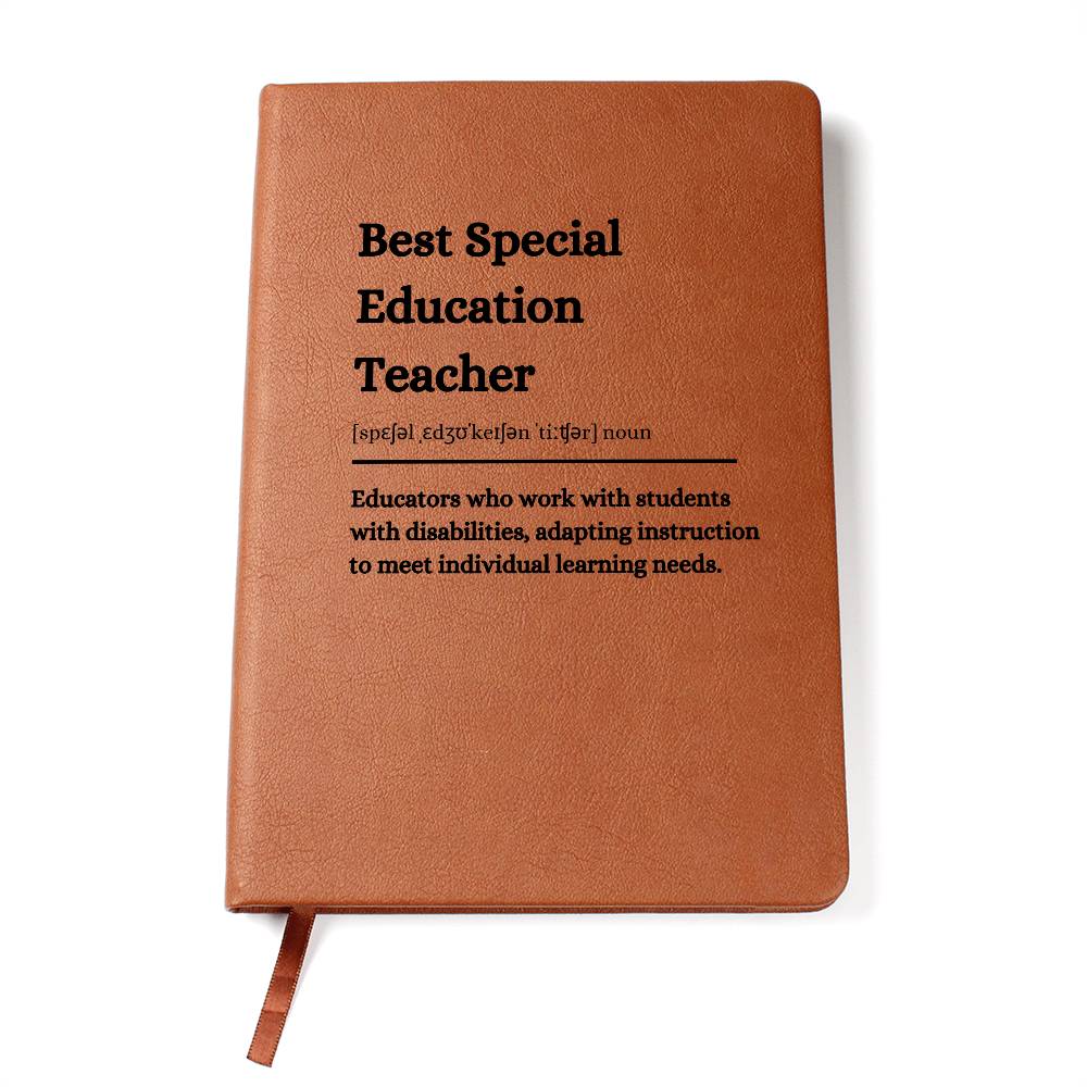 Personalized Leather Journal for the Best Special Education Teacher – A Heartfelt Gift for Exceptional Educators