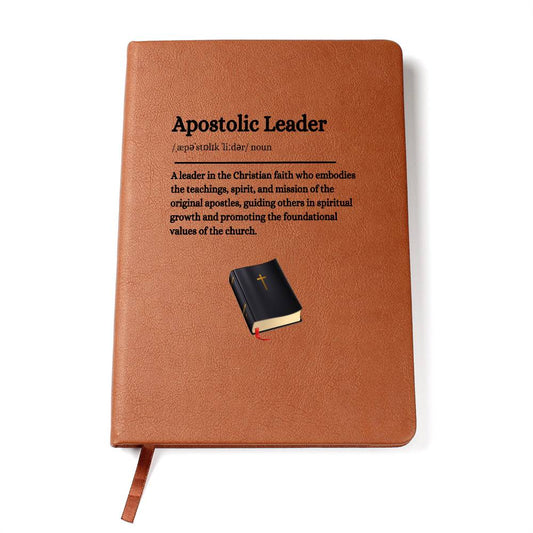 Personalized Apostolic Leader Journal | Inspirational Faith Journal | Gift for Pastors & Church Leaders