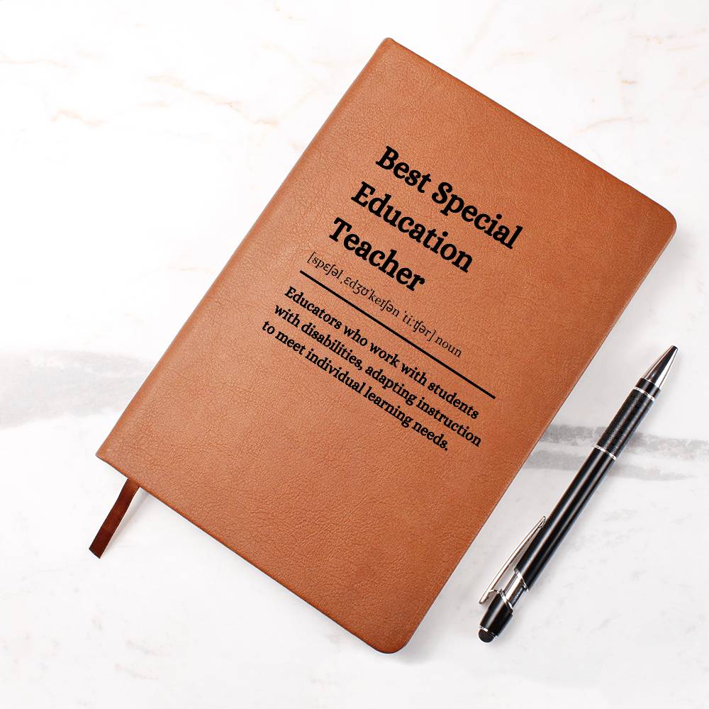 Personalized Leather Journal for the Best Special Education Teacher – A Heartfelt Gift for Exceptional Educators