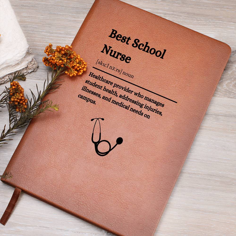 Best School Nurse Journal - A Heartfelt Gift for Our Everyday Hero, Gift for Nurse, Friend Gift, Personalized Journal