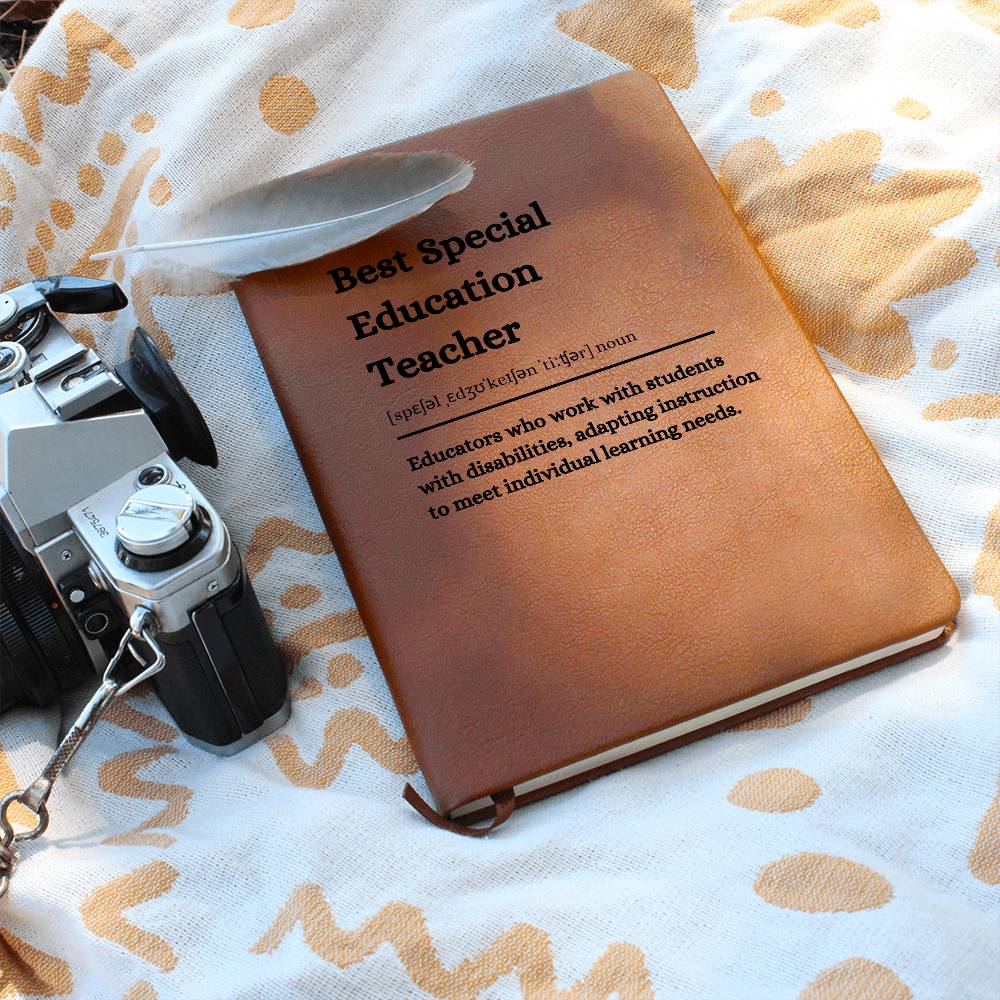 Personalized Leather Journal for the Best Special Education Teacher – A Heartfelt Gift for Exceptional Educators