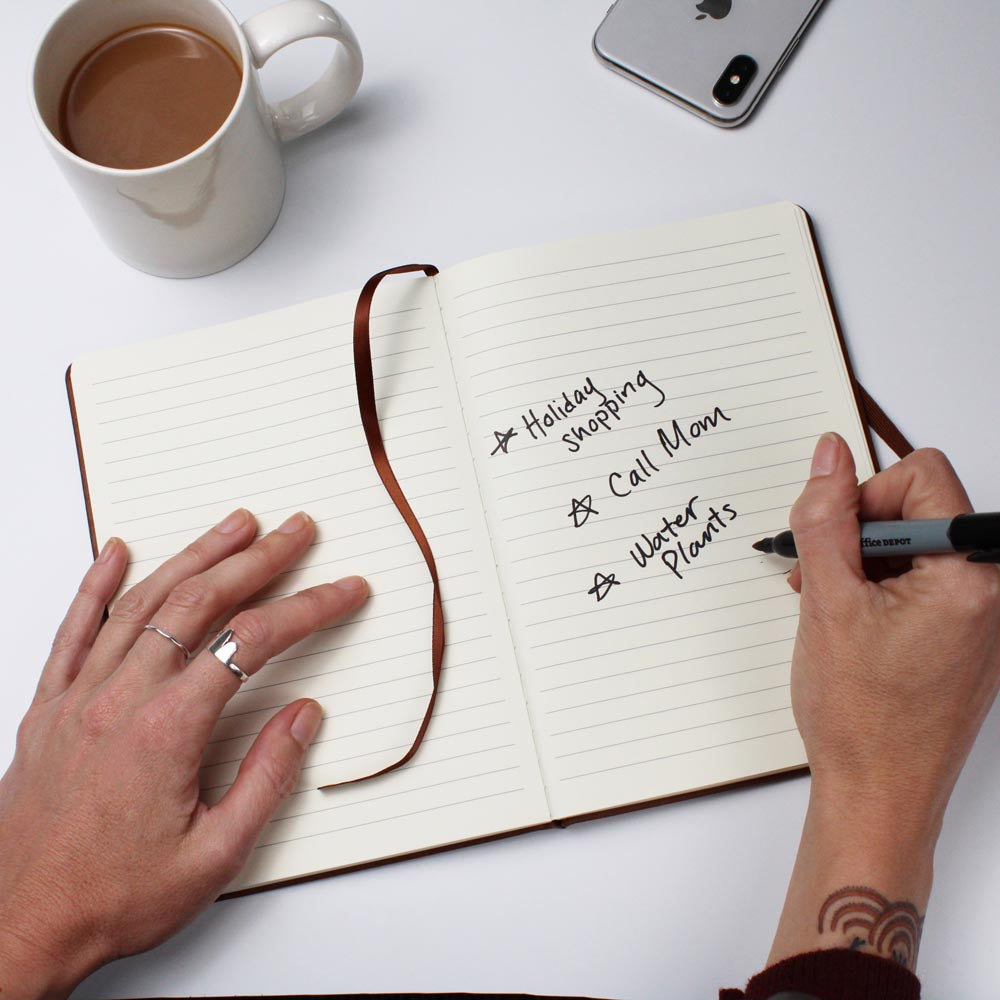 Personalized Naval Officer Elegant Leather-Bound Journal and Notebook